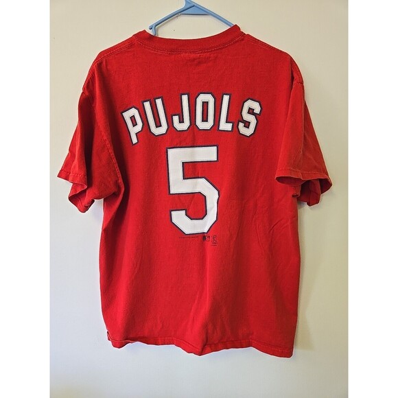 St. Louis Cardinals Pujols T Shirt‎ Size Large MLB Baseball - Picture 5 of 8